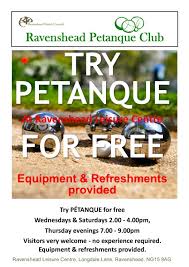 Image result for Ravenshead Petanque Club