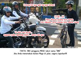 Meme Lucu Sindir Pengendara Motor Gede Arogan