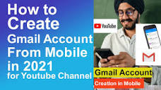 How to create Gmail account in mobile 2021 - YouTube