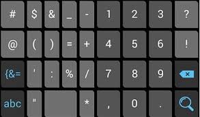 Image result for android keyboard number row