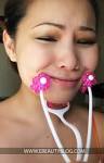 on my face alone. HEHE