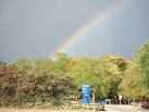 TL4359 : Rainbow over the Institute of Astronomy - via Daymix