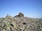 the cairn was completely plastered in Factor-50 sunscreen, very wisely. - via Daymix