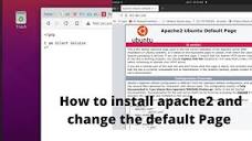 apache Web Server on Ubuntu and change the default Page - YouTube