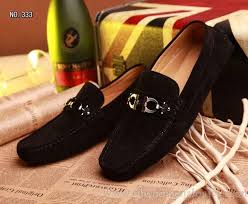 Italian Shoes For Men Salvatore Ferragamo All Black Loafers Suede Sale_2.jpg