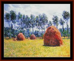 Image result for Monet haystacks