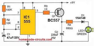 Image result for fade led 555 circuit