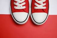 Red converse shoe Stock Photos, Royalty Free Red converse shoe ...