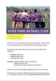 Image result for Hyde Park Netball Club