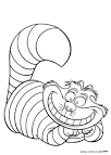 Alice in Wonderland coloring page