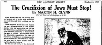 Image result for "The Crucifixion of Jews Must Stop"