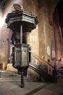 Fantastic wine glass pulpit of 1604 with Tudor pomegranate motifs and a 19th - via Daymix