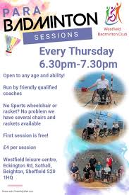 Image result for Westfield Junior Development Badminton Club