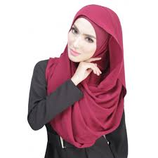 One Piece Hijab Scarf Stole for Muslim Women Ladies Several ...
