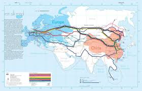 Image result for silk road map