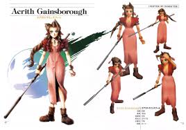 「エアリス・ゲインズブール FINAL FANTASY 7」の画像検索結果