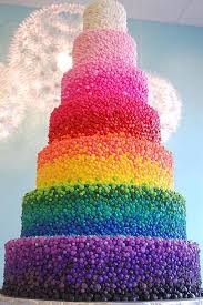 Image result for rainbow cake
