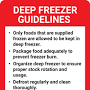How to fill dead space in chest freezer from www.creativesafetysupply.com
