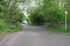 Seine Lane, Enderby. Strawberry Gardens to left and the village straight - via Daymix
