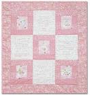  Angel Houses Baby Girl Quilt Kit by Seven Brides Designs