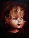 'Mummified', oil on panel,
