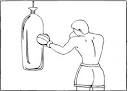 Boxing coloring page