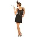 Flapper Costume Black