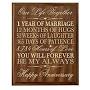      "1st anniversary gifts for couple Sioux Falls"