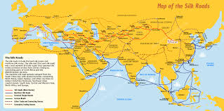 Image result for silk road map