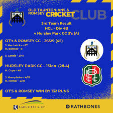 Image result for Old Tauntonians and Romsey Cc