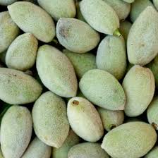 Image result for fresh green almonds