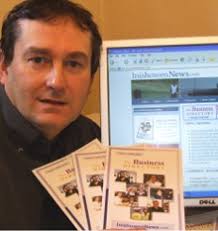 Brendan Deehan with the printed Business Directory from InishowenNews.com - InishowenDirectory2