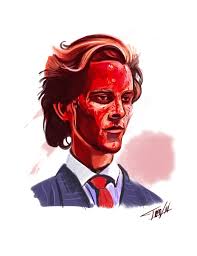 「パトリック・ベイトマン アメリカン・サイコ」の画像検索結果