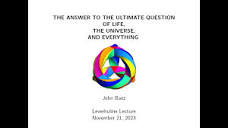 The Answer to the Ultimate Question of Life, the Universe and ...