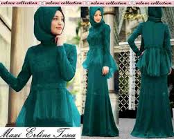 Busana Maxi Dress Set Hijab Muslim Modern Terbaru & Murah � RYN ...
