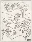 Lisa Frank coloring page