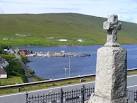 Head of Olna Firth. Lower Voe nestles against the pier at the head of the - via Daymix