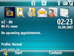 Image result for windows mobile 6.0 today screen