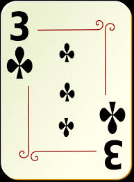 Image result for Three Of Clubs