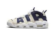 Nike Air More Uptempo Arrives in "Coconut Milk/Navy" | Hypebeast