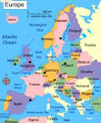 Map of Europe Cities Pictures: Map of Europe Countries Pictures