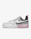 Nike Air Force 1 React Shoes Men's Sneakers White/Black/Pink ...