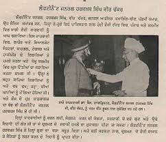 Padama Bhooshan and Veer Chakra Vijayta Lt.Gen. Harbaksh Singh - harbaksh2-