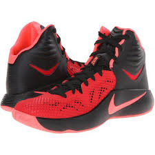 Nike Zoom Hyperfuse 2014 (Black/Hyper Punch/University Red) Men's ...