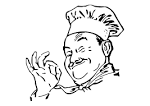 Coloring page cook - img 24711.