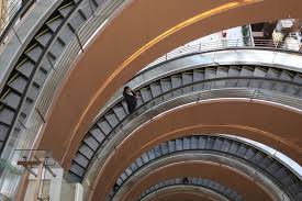 Image result for spiral escalator