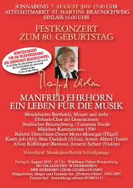Professor Manfred Ehrhorn zum 80. Geburtstag - Plakat_Festkonzert_Ehrhorn