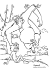 Orangutan coloring page