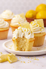 Image result for lemon cupcake