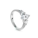 DB Classic Pear-Shaped Centre with Pear-Shaped Side Stones Diamond ...